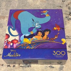 Disney Aladdin Puzzle - Vibrant Blue and Purple NEW WITHOUT TAG
